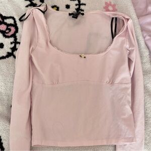 Forever 21 Light Pink Long Sleeve